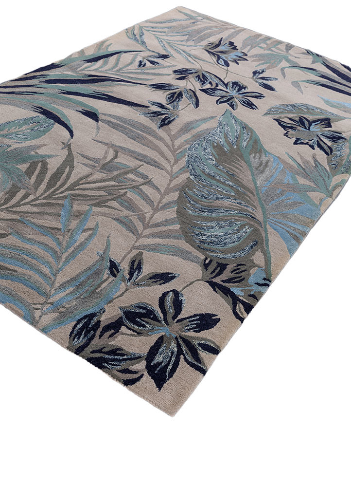 hacienda ivory wool and viscose hand tufted Rug - FoldShot hacienda ivory wool and viscose hand tufted Rug - FoldShot