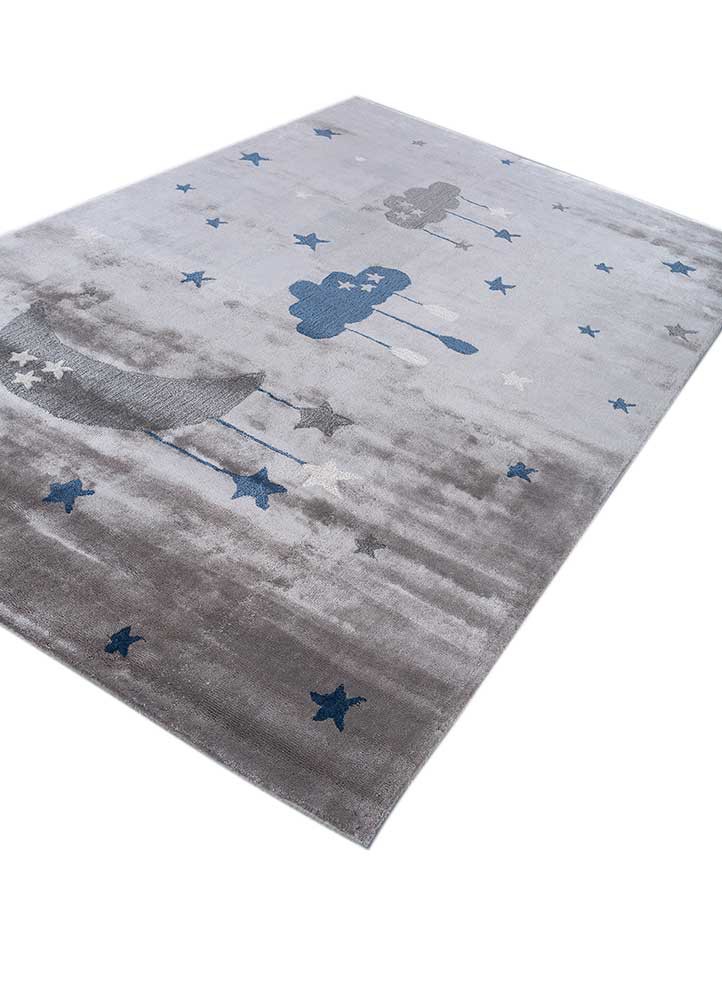 confetti grey and black wool and viscose hand tufted Rug - FoldShot confetti grey and black wool and viscose hand tufted Rug - FoldShot