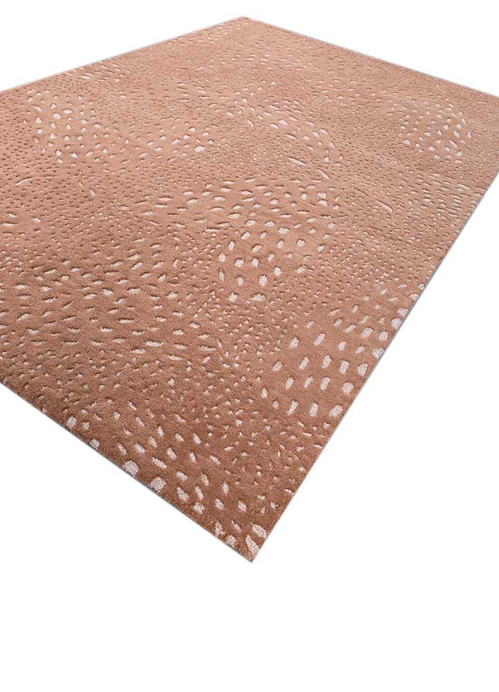 aurelia red and orange wool and viscose hand tufted Rug - FoldShot