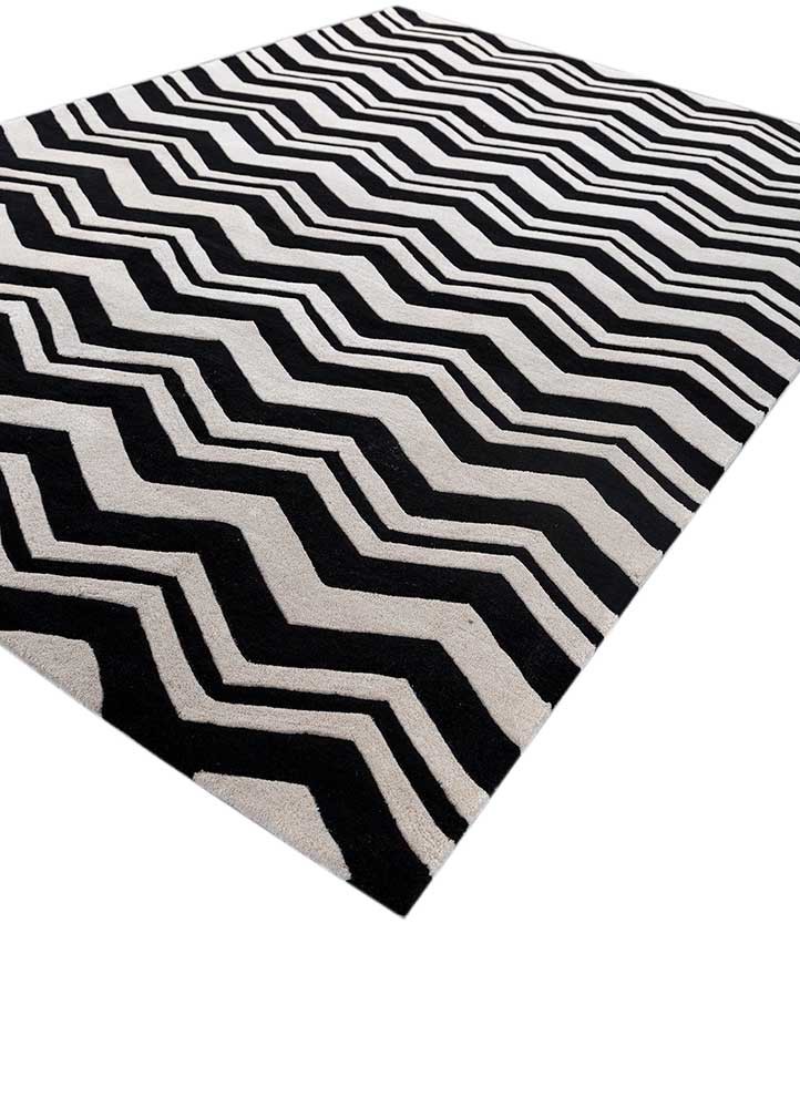 adrift ivory wool hand tufted Rug - FoldShot