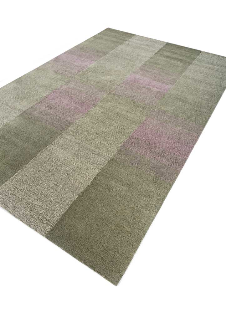 chroma green wool and viscose hand tufted Rug - FoldShot