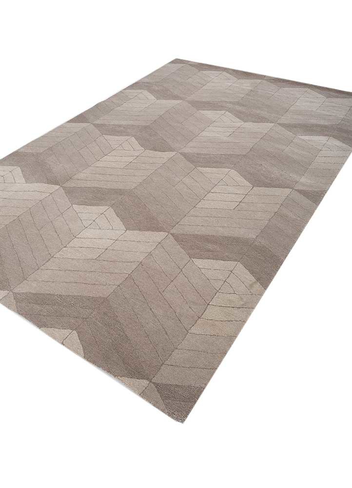 chroma gold wool and viscose hand tufted Rug - FoldShot
