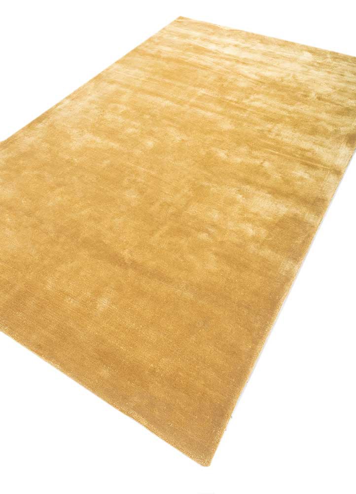 cera gold viscose hand tufted Rug - FoldShot