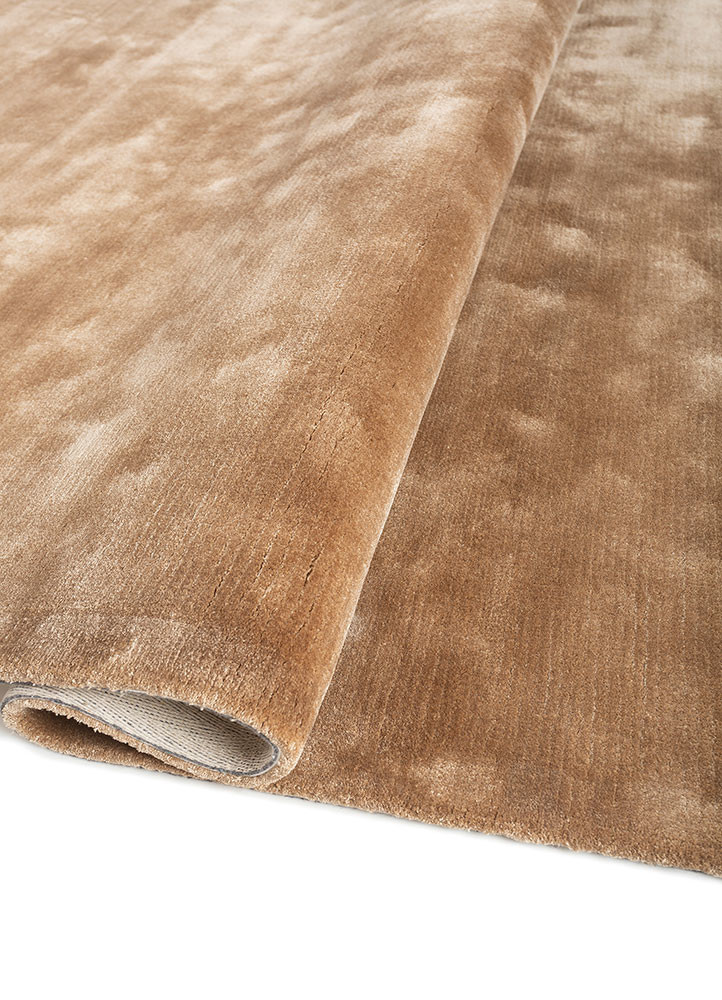 cera beige and brown viscose hand tufted Rug - FoldShot cera beige and brown viscose hand tufted Rug - FoldShot