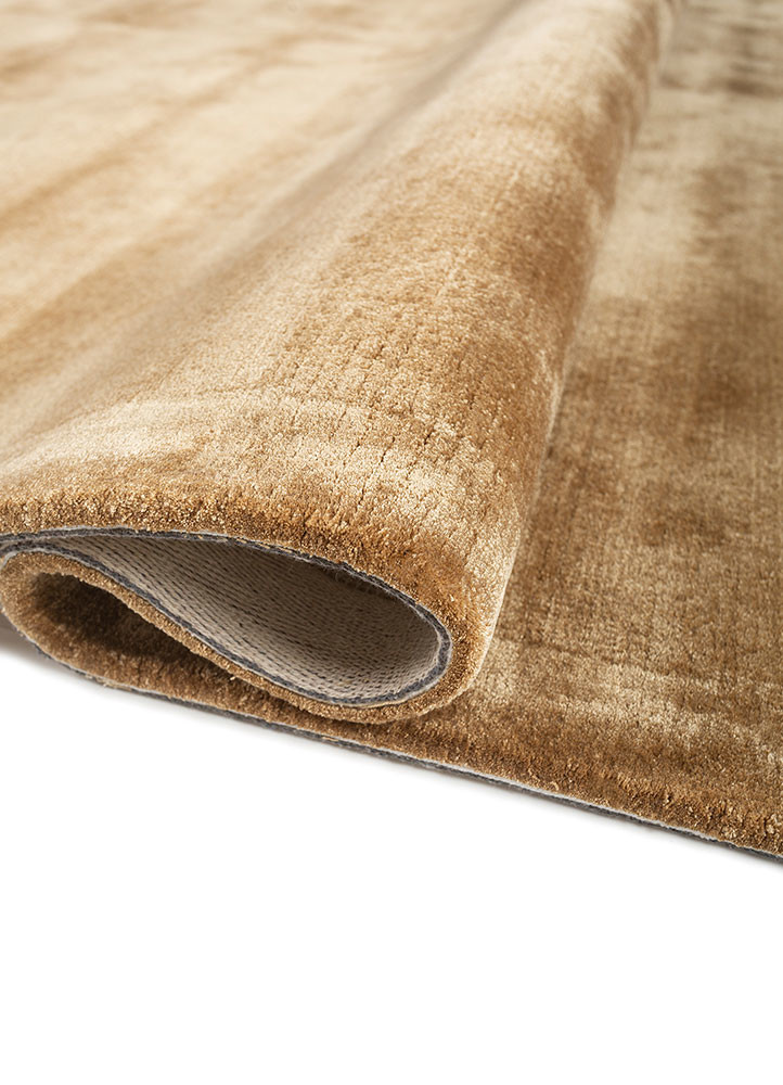 cera gold viscose hand tufted Rug - FoldShot
