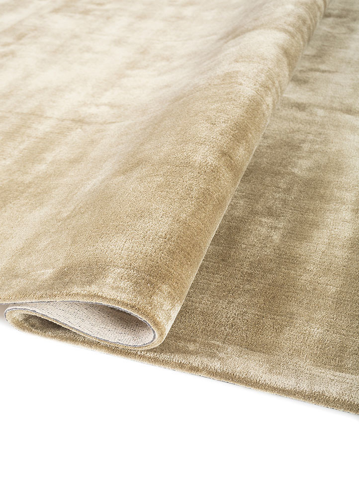 cera green viscose hand tufted Rug - FoldShot