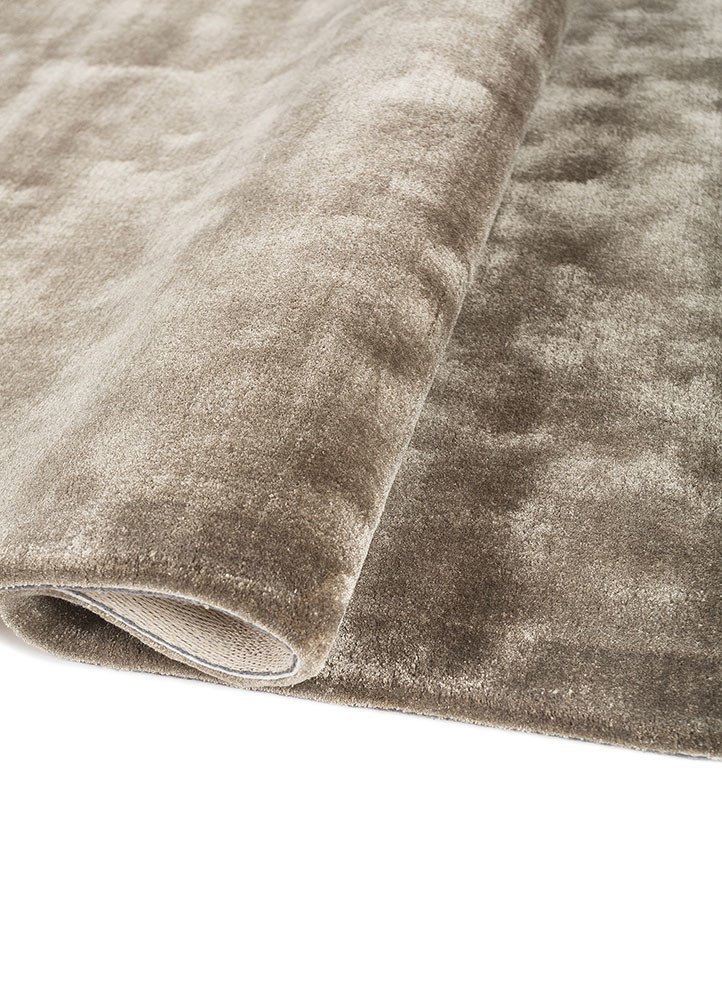 cera green viscose hand tufted Rug - FoldShot