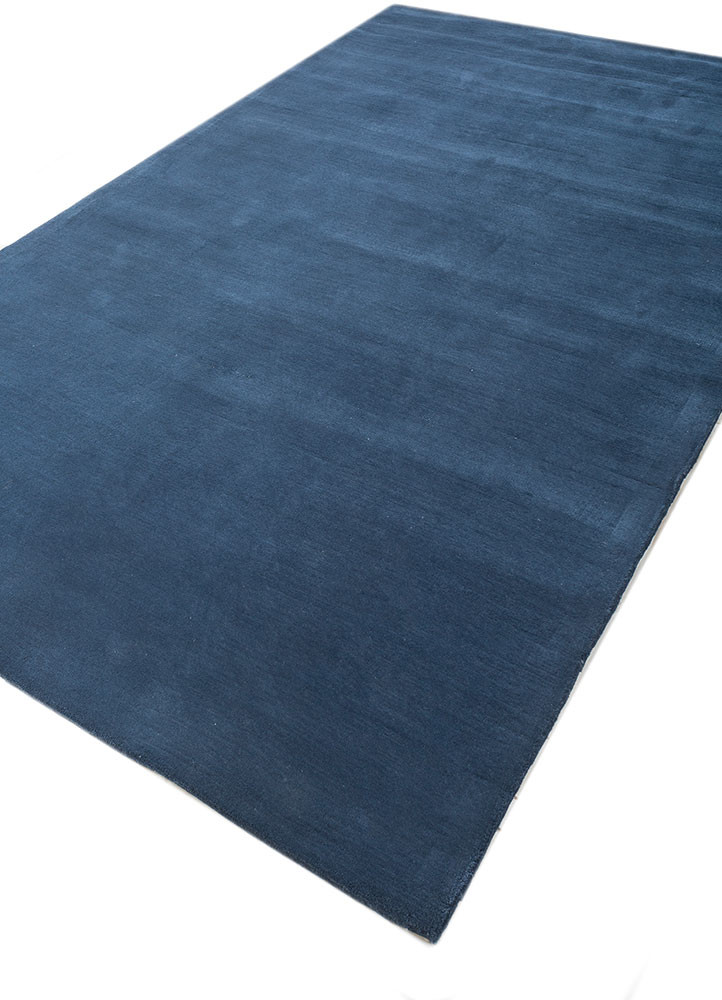 cera blue wool hand tufted Rug - FoldShot cera blue wool hand tufted Rug - FoldShot