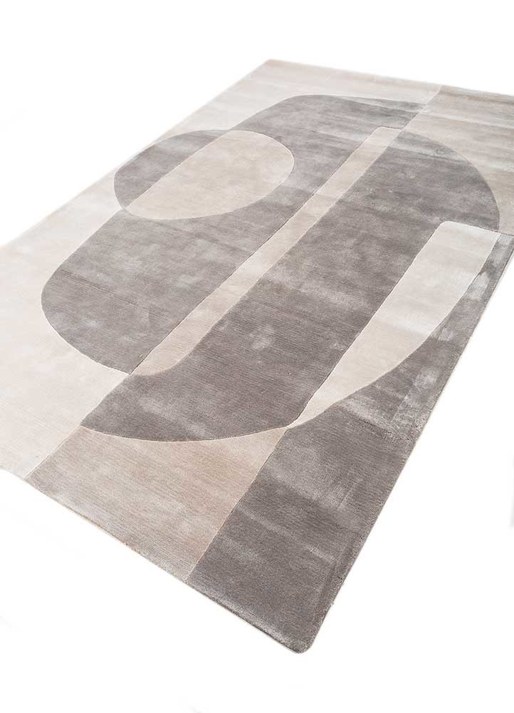 modo ivory viscose hand tufted Rug - FoldShot modo ivory viscose hand tufted Rug - FoldShot