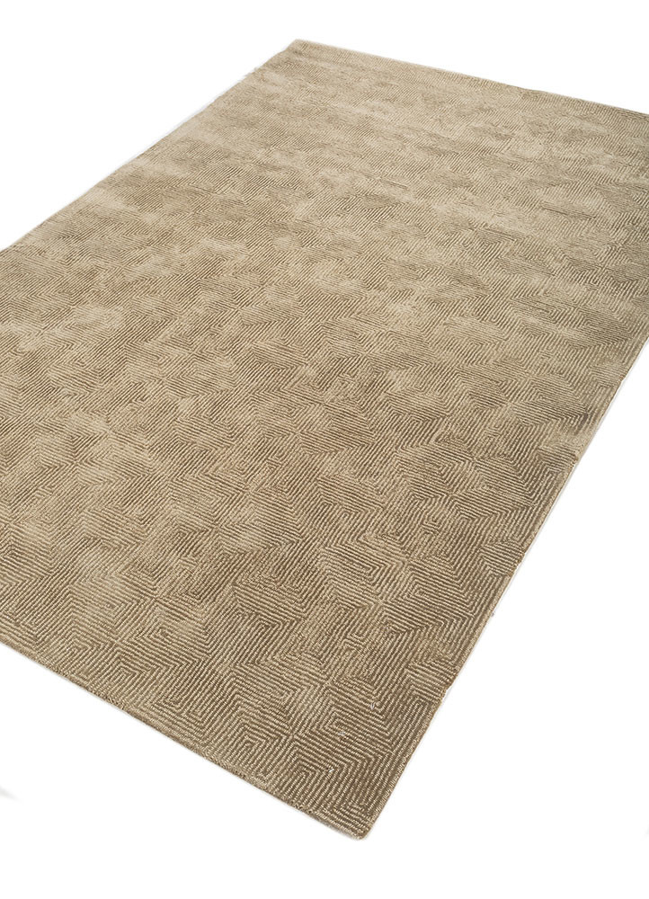 cera green viscose hand tufted Rug - FoldShot