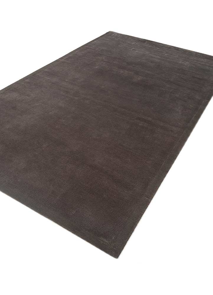 cera grey and black wool and viscose hand tufted Rug - FoldShot