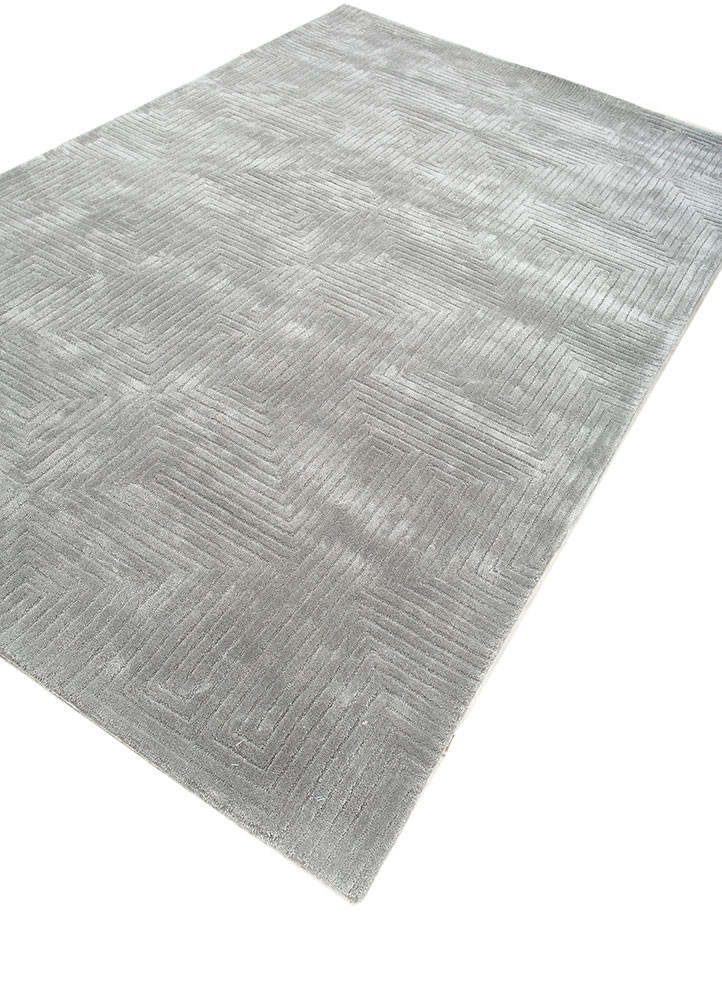 cera blue viscose hand tufted Rug - FoldShot cera blue viscose hand tufted Rug - FoldShot