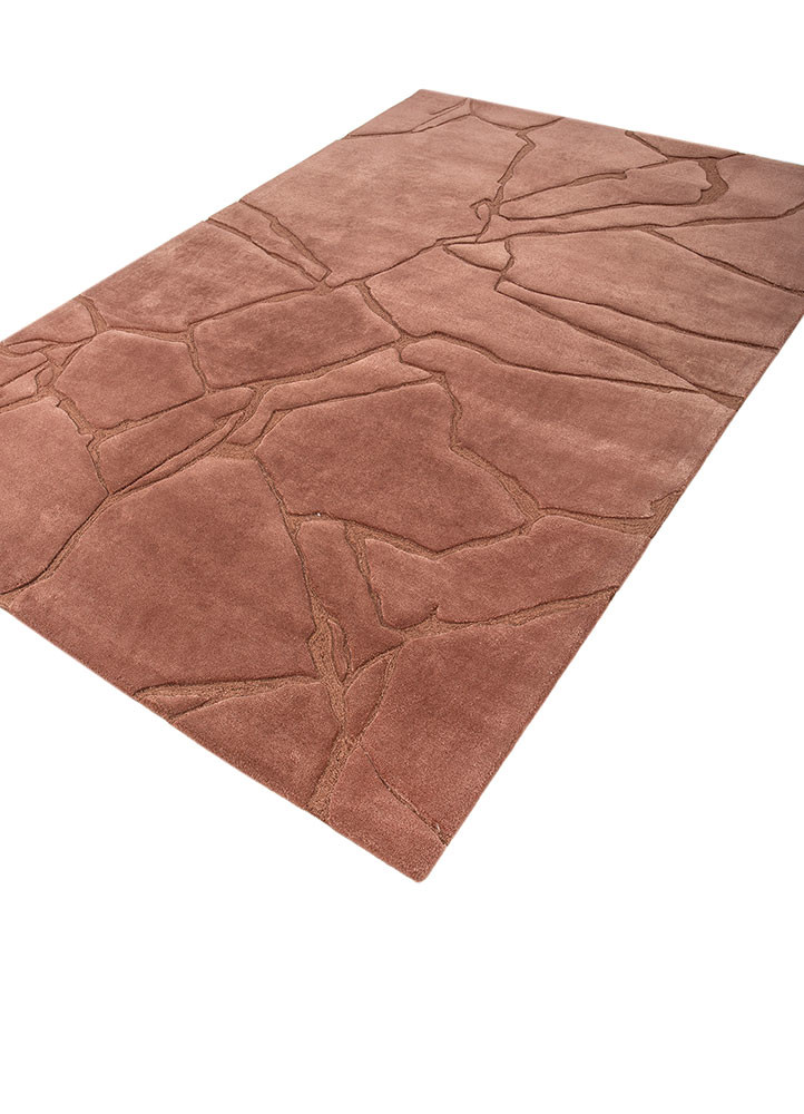 genesis red and orange wool and viscose hand tufted Rug - FoldShot genesis red and orange wool and viscose hand tufted Rug - FoldShot