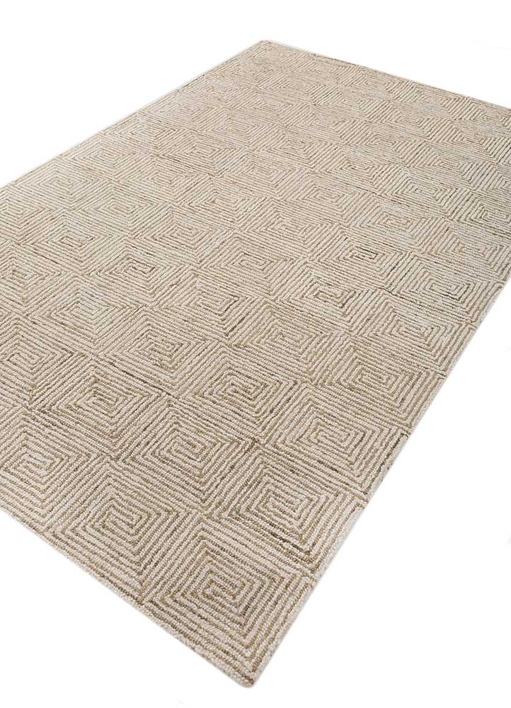 Aprezo Grey and Black Hand Tufted Wool Rugs Tra2189 Jaipur Rugs Singapore
