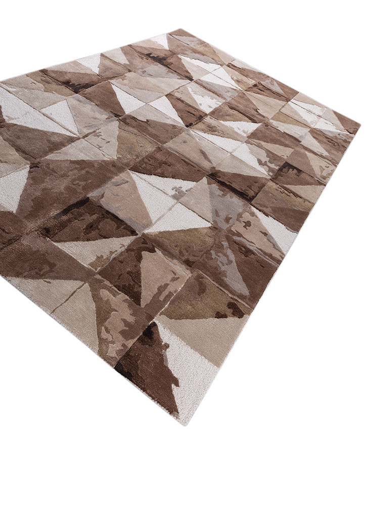 genesis ivory wool and viscose hand tufted Rug - FoldShot genesis ivory wool and viscose hand tufted Rug - FoldShot