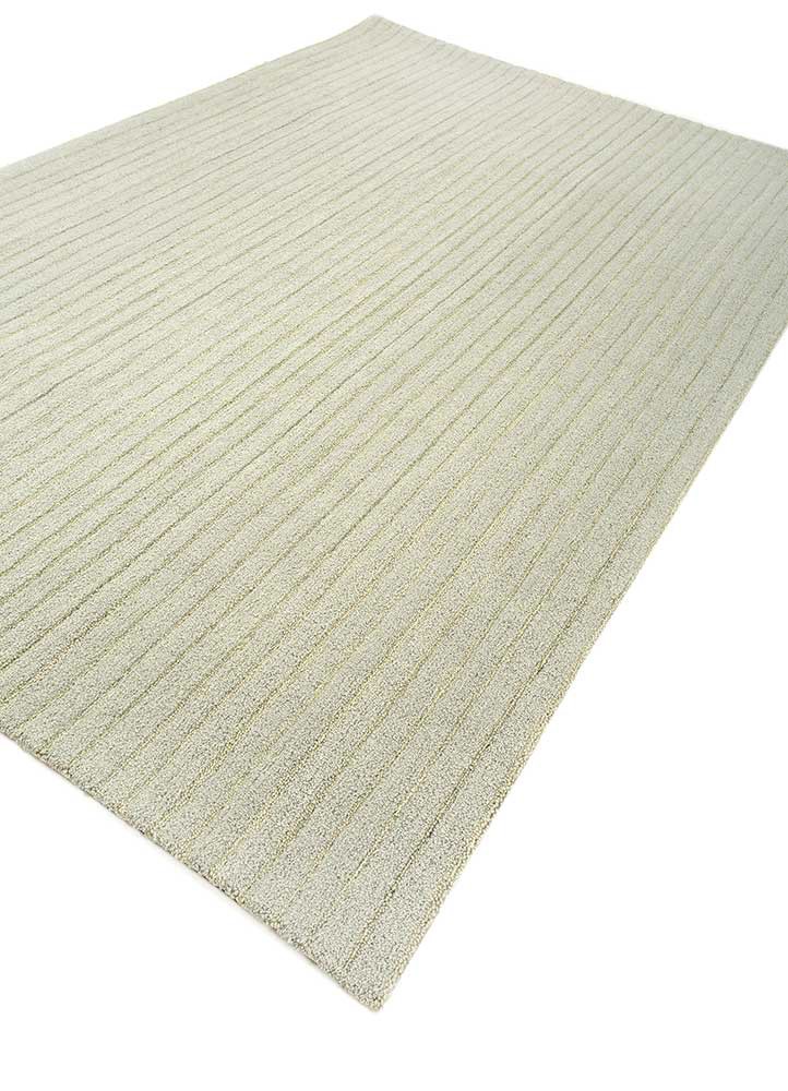 cera blue wool and viscose hand tufted Rug - FoldShot