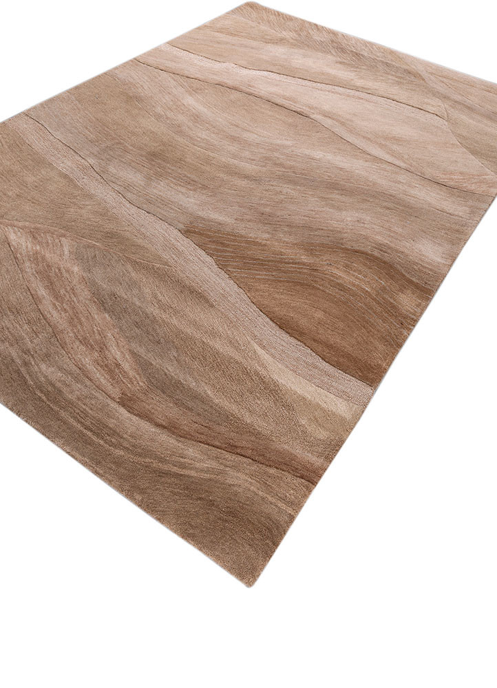 cera beige and brown wool and viscose hand tufted Rug - FoldShot cera beige and brown wool and viscose hand tufted Rug - FoldShot