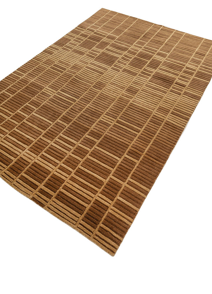 wild wanderlust gold wool hand tufted Rug - FoldShot wild wanderlust gold wool hand tufted Rug - FoldShot