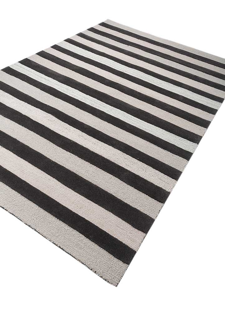 acar blue wool and viscose hand tufted Rug - FoldShot