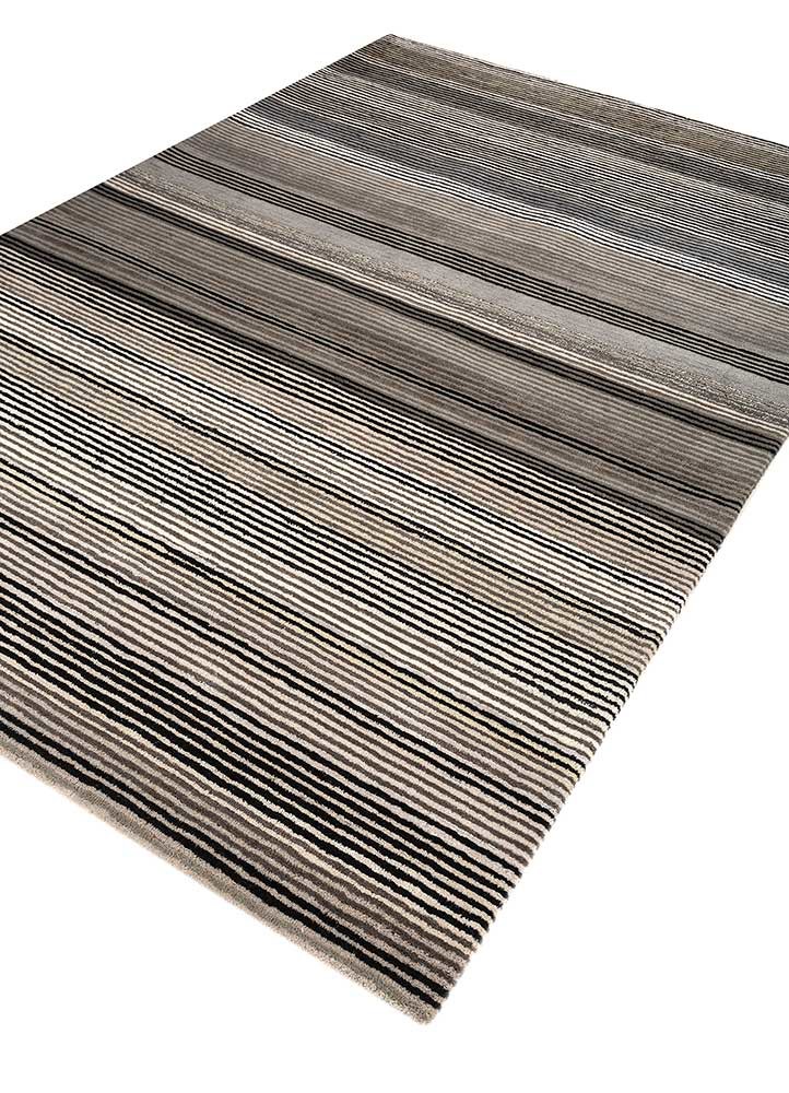 caliedo grey and black wool and viscose hand tufted Rug - FoldShot caliedo grey and black wool and viscose hand tufted Rug - FoldShot