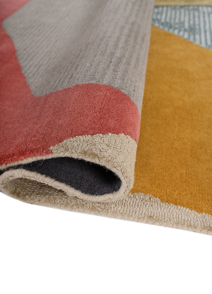 joy blue wool and viscose hand tufted Rug - FoldShot joy blue wool and viscose hand tufted Rug - FoldShot