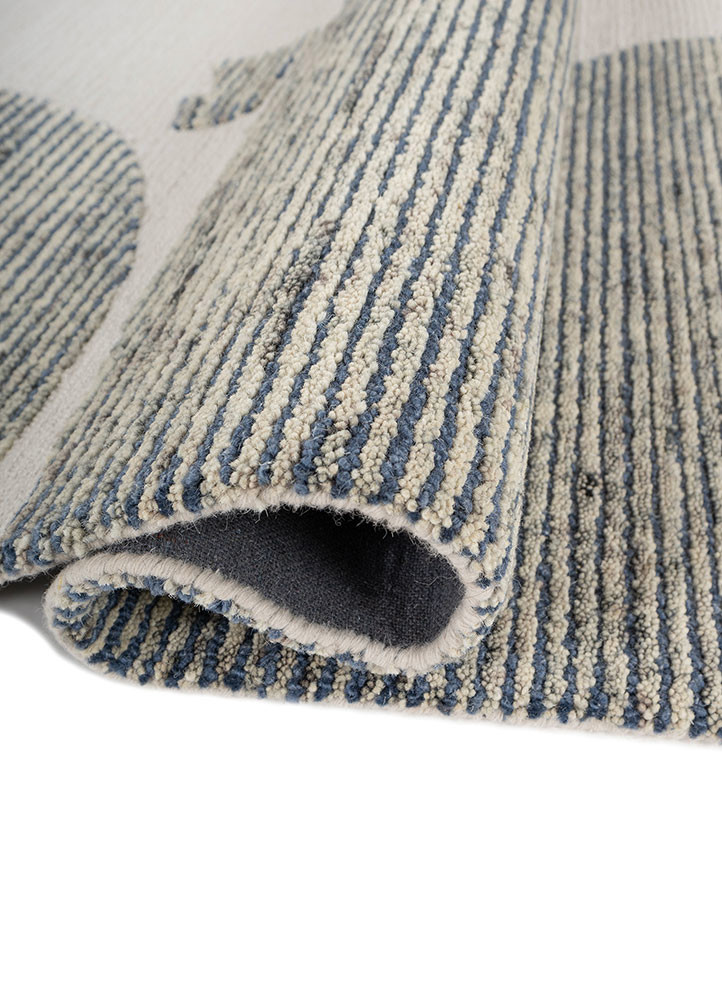 pathways ivory wool hand tufted Rug - FoldShot