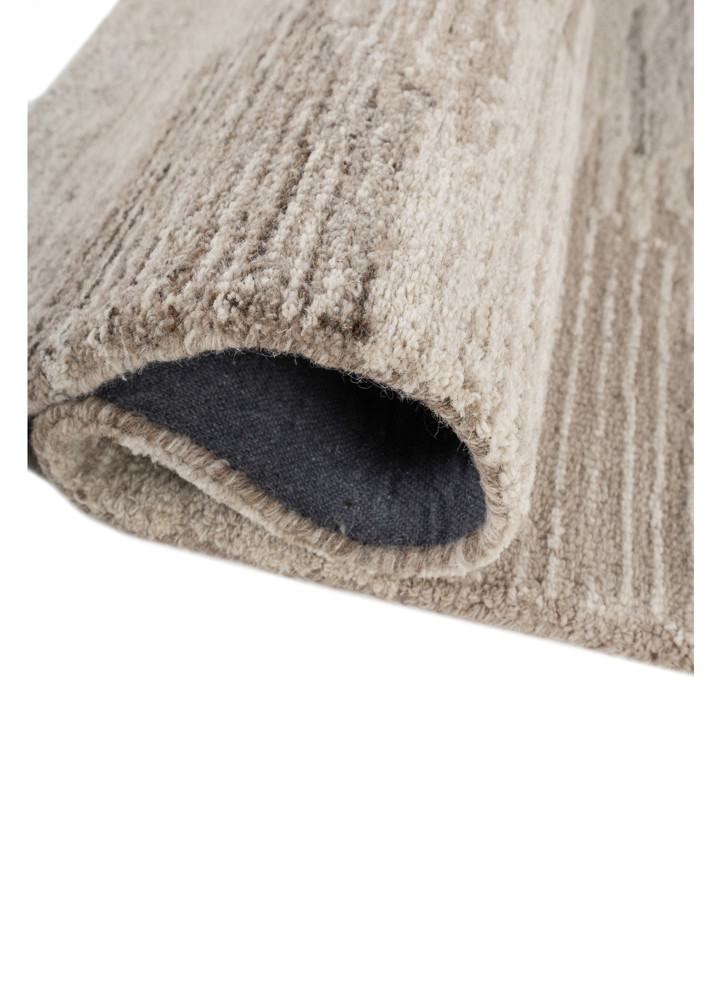 aprezo ivory wool hand tufted Rug - FoldShot aprezo ivory wool hand tufted Rug - FoldShot