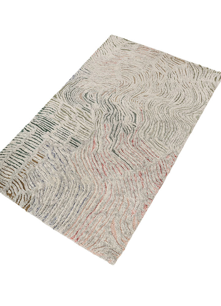 pathways blue wool hand tufted Rug - FoldShot pathways blue wool hand tufted Rug - FoldShot