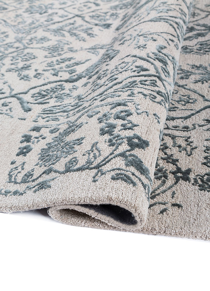 imara ivory wool and viscose hand tufted Rug - FoldShot imara ivory wool and viscose hand tufted Rug - FoldShot