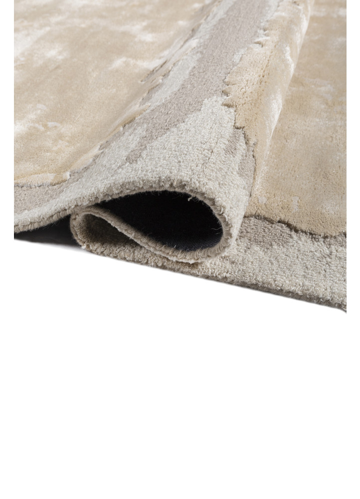 white noise ivory wool and viscose hand tufted Rug - FoldShot white noise ivory wool and viscose hand tufted Rug - FoldShot