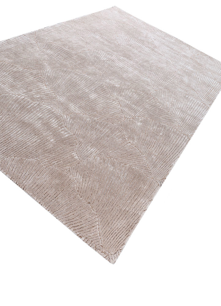 aurelia ivory viscose hand tufted Rug - FoldShot