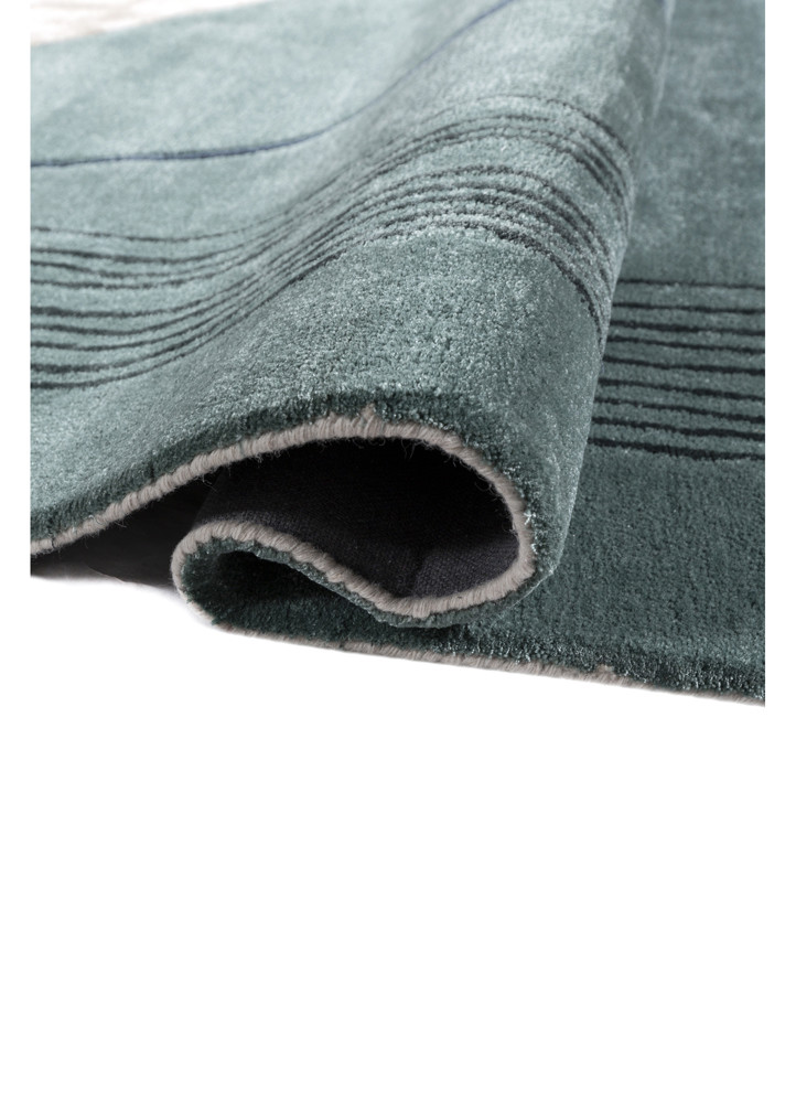 modo ivory wool and viscose hand tufted Rug - FoldShot modo ivory wool and viscose hand tufted Rug - FoldShot