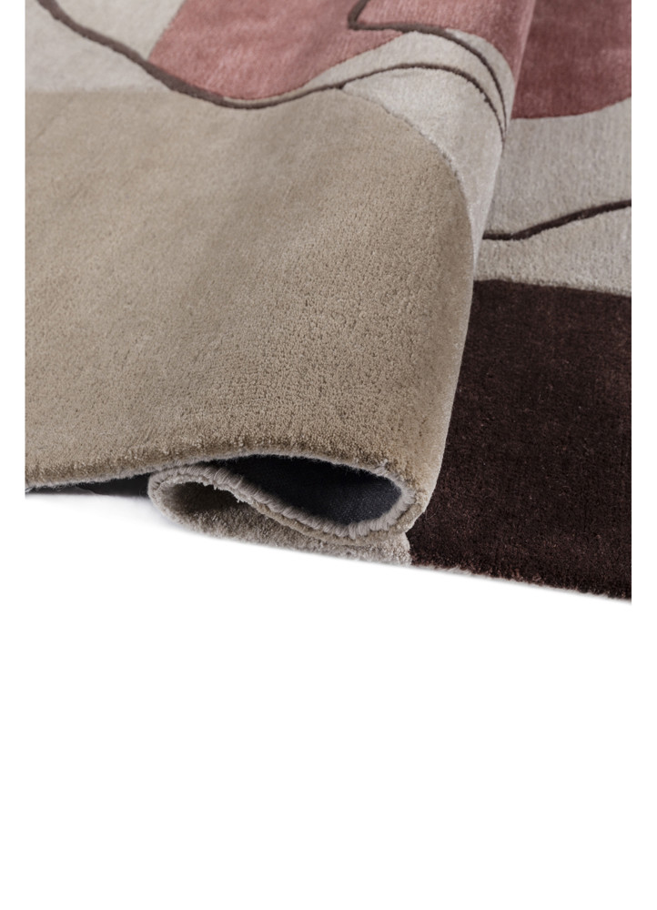 modo ivory wool and viscose hand tufted Rug - FoldShot modo ivory wool and viscose hand tufted Rug - FoldShot