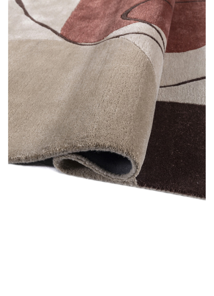 modo ivory wool and viscose hand tufted Rug - FoldShot modo ivory wool and viscose hand tufted Rug - FoldShot