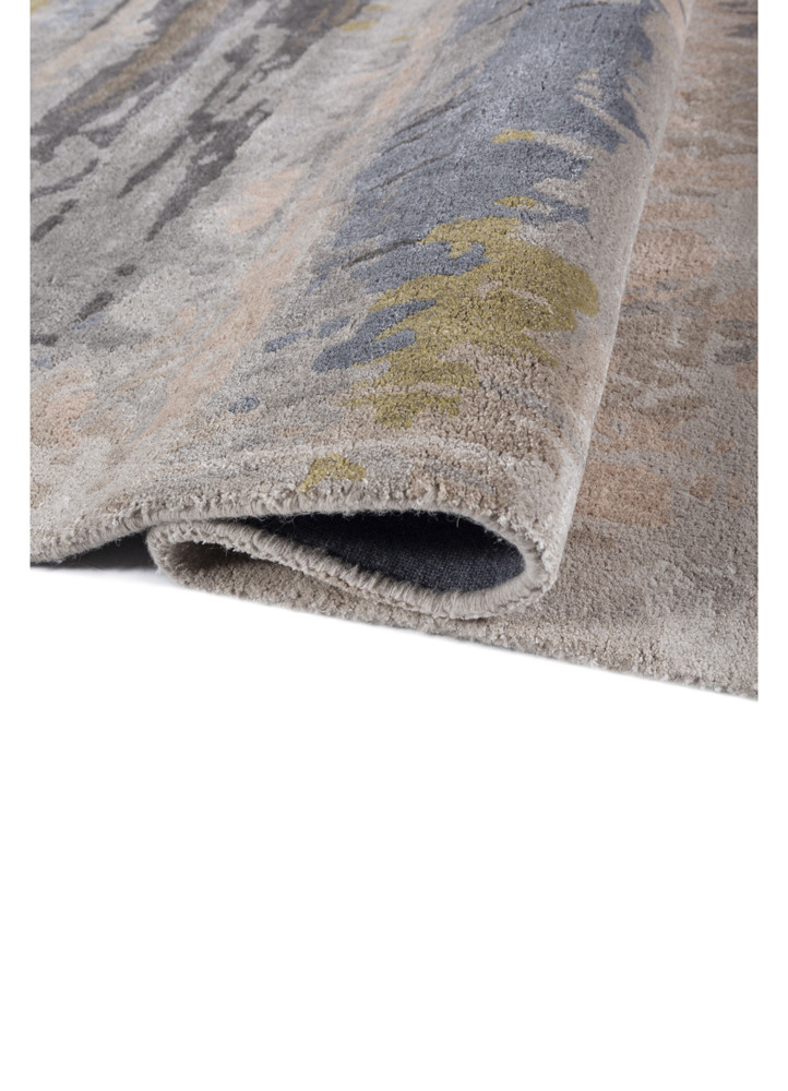 genesis ivory wool and viscose hand tufted Rug - FoldShot genesis ivory wool and viscose hand tufted Rug - FoldShot