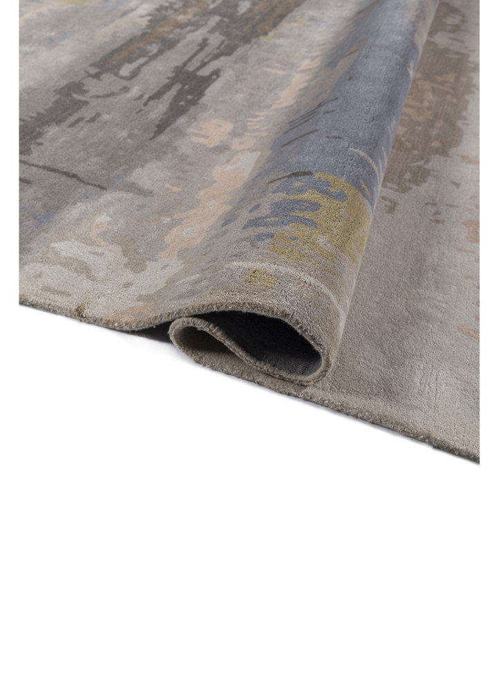 genesis ivory wool and viscose hand tufted Rug - FoldShot genesis ivory wool and viscose hand tufted Rug - FoldShot