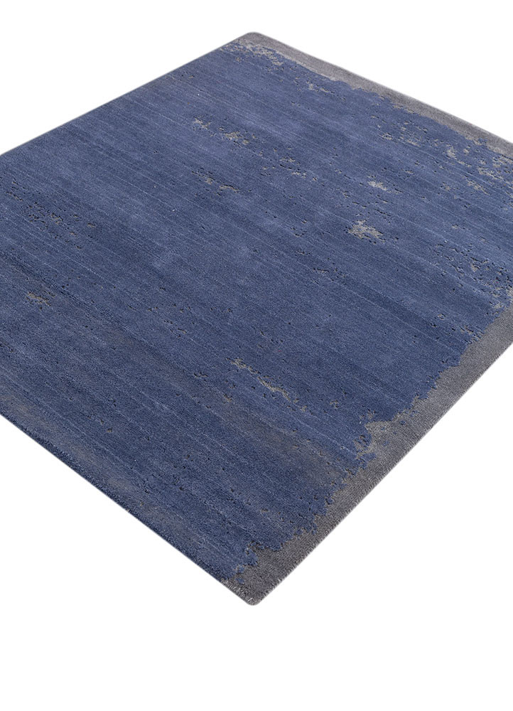 entropy blue polyester hand knotted Rug - FoldShot entropy blue polyester hand knotted Rug - FoldShot