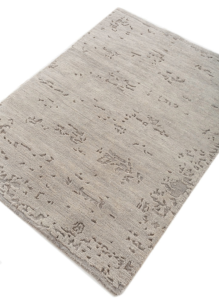 entropy grey and black wool hand knotted Rug - FoldShot entropy grey and black wool hand knotted Rug - FoldShot