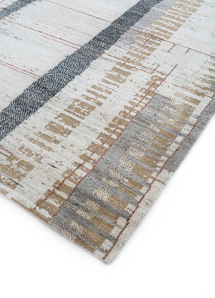 manifest ivory afghan wool hand knotted Rug - FoldShot manifest ivory afghan wool hand knotted Rug - FoldShot