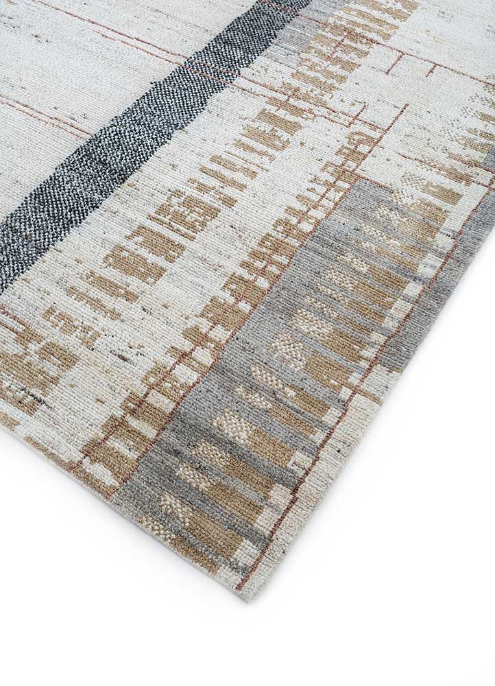 manifest ivory wool hand knotted Rug - FoldShot manifest ivory wool hand knotted Rug - FoldShot