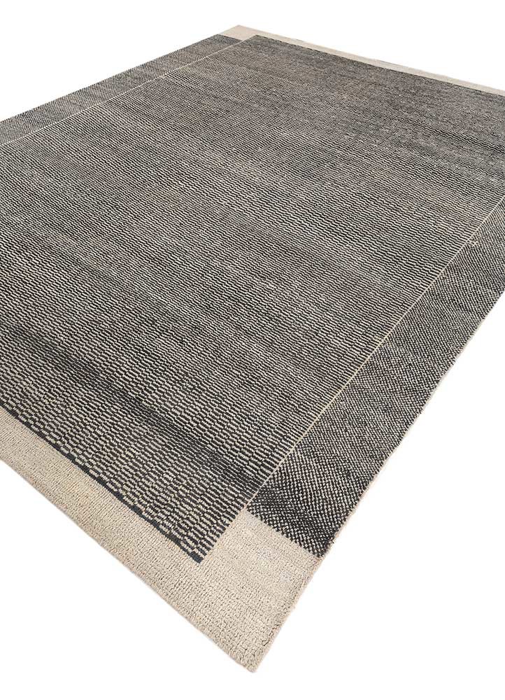 manifest ivory afghan wool hand knotted Rug - FoldShot