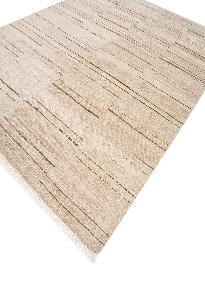 manifest beige and brown afghan wool hand knotted Rug - FoldShot manifest beige and brown afghan wool hand knotted Rug - FoldShot