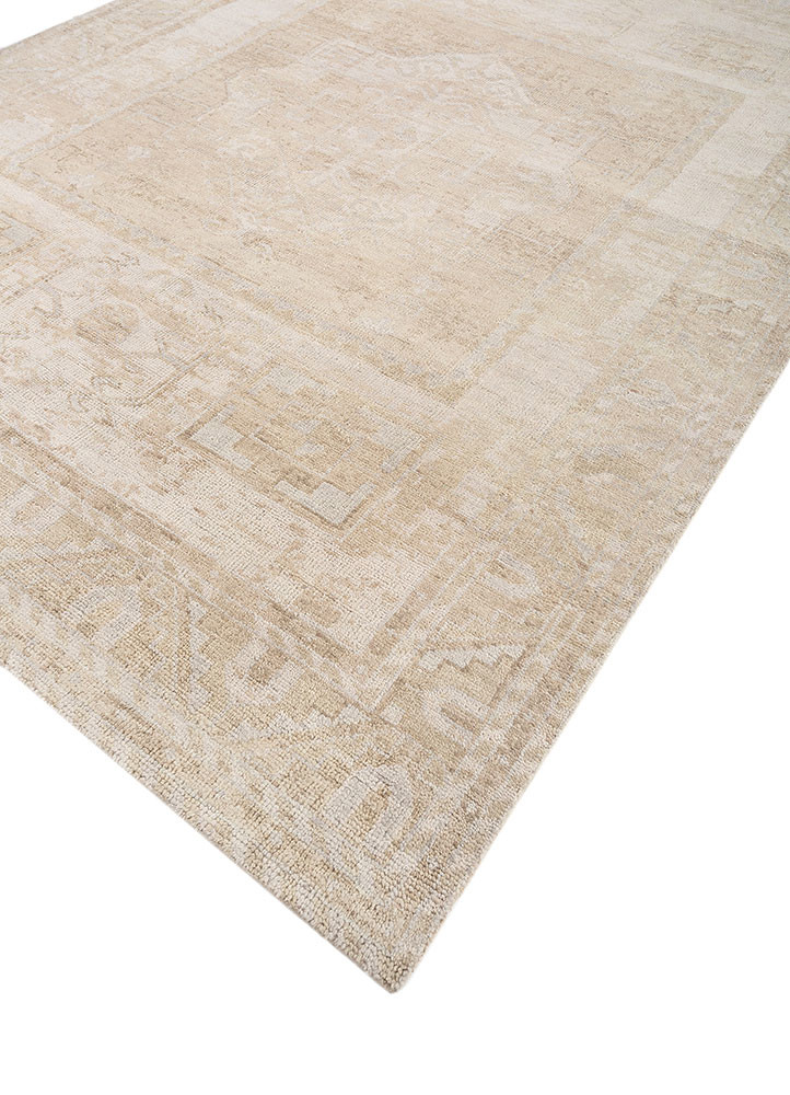 thyme ivory wool hand knotted Rug - FoldShot thyme ivory wool hand knotted Rug - FoldShot