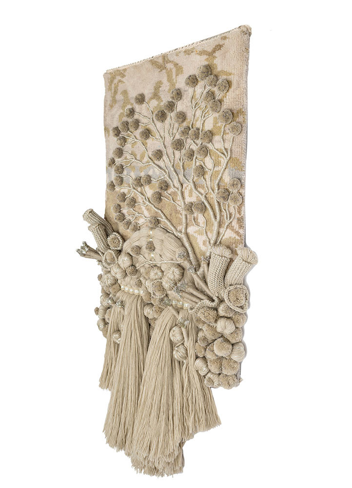 wall art ivory wool wall art WALL ART & TAPESTRY - FoldShot