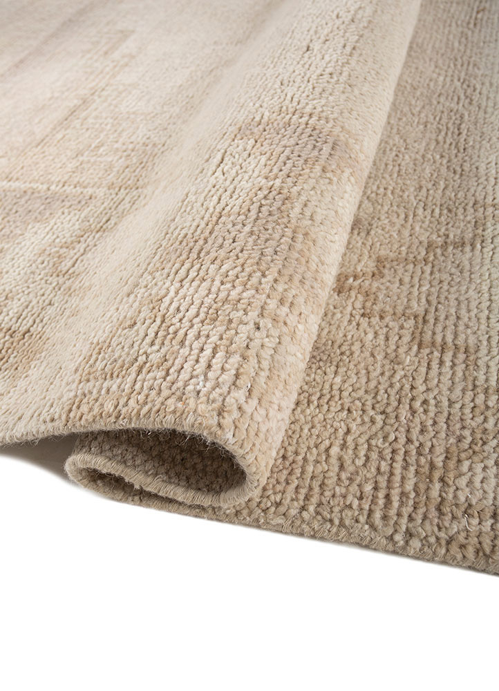 thyme ivory wool hand knotted Rug - FoldShot thyme ivory wool hand knotted Rug - FoldShot