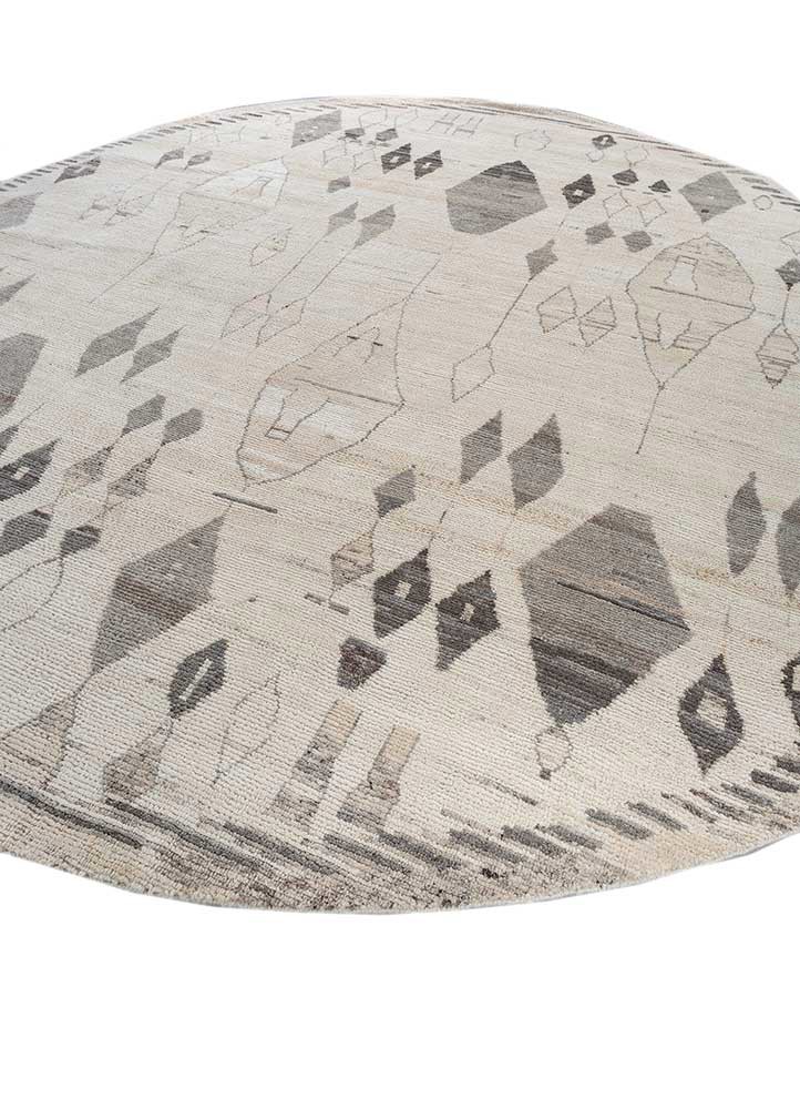 manifest ivory wool hand knotted Rug - FoldShot