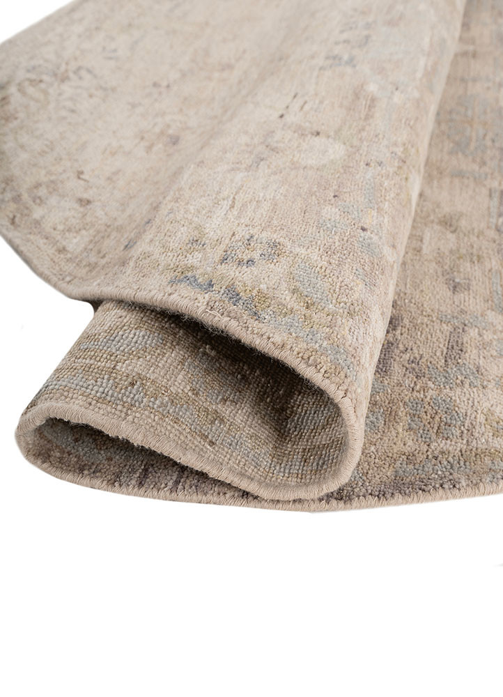 someplace in time ivory afghan wool hand knotted Rug - FoldShot someplace in time ivory afghan wool hand knotted Rug - FoldShot