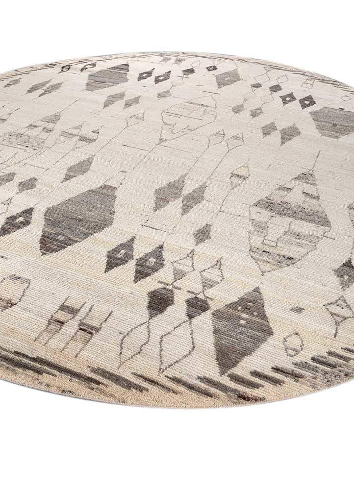 manifest ivory afghan wool hand knotted Rug - FoldShot manifest ivory afghan wool hand knotted Rug - FoldShot