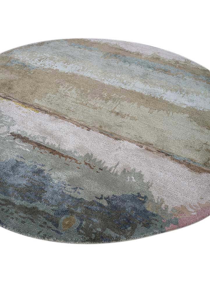 genesis green wool and viscose hand tufted Rug - FoldShot genesis green wool and viscose hand tufted Rug - FoldShot