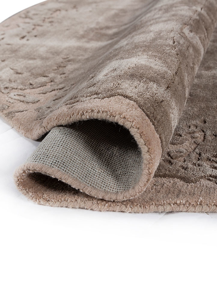 white noise grey and black wool and viscose hand tufted Rug - FoldShot